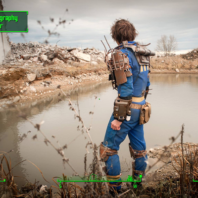 Косплей Выжившего из Fallout 4 Косплей (2048x1152px, 299.6Kb)