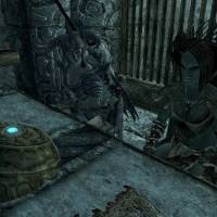 Хетра и Лидия в двемерских развалинах The Elder Scrolls V: Skyrim (1280x720px, 364.6Kb)