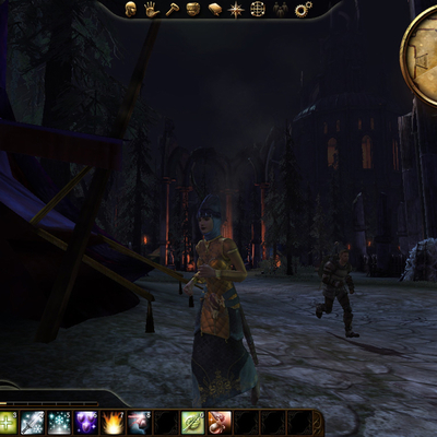 Гермиона и Алистер бегают по Остагару Dragon Age (1024x768px, 262.5Kb)