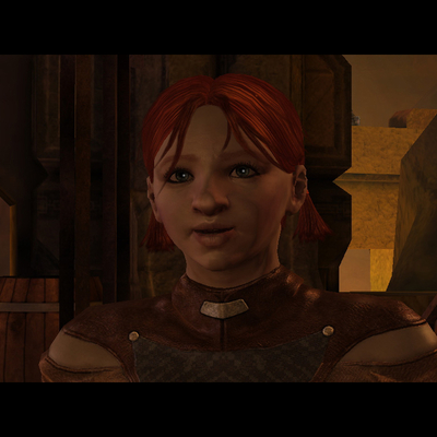 Девушка-гном Дагна в Орзаммаре Dragon Age (1024x768px, 155.9Kb)