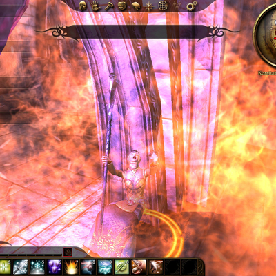 Гермиона пылает в огне Dragon Age (1024x768px, 417.7Kb)