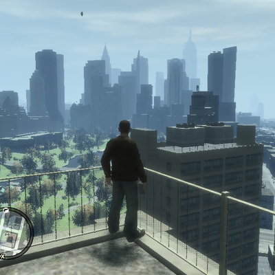 Живописный вид на Либерти-Сити Grand Theft Auto (800x600px, 99.0Kb)
