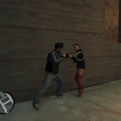 Драка с проституткой Grand Theft Auto (800x600px, 44.0Kb)