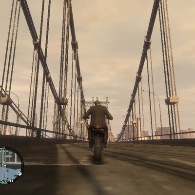 На мотоцикле по мосту Grand Theft Auto (800x600px, 101.1Kb)