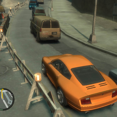 Оранжевая спортивная Comet Grand Theft Auto (800x600px, 88.4Kb)