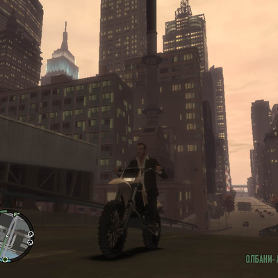 На мотоцикле по Олбани-авеню Grand Theft Auto (800x600px, 72.0Kb)