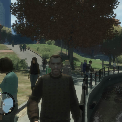 Прогулка по Центральному Парку Grand Theft Auto (800x600px, 89.2Kb)