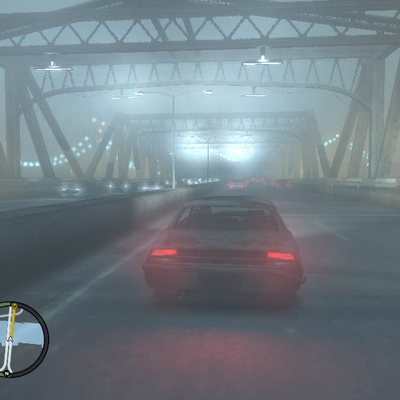 Мост окутал туман Grand Theft Auto (800x600px, 55.7Kb)