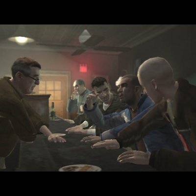 Сцена в баре, консольное мыльцо Grand Theft Auto (800x600px, 49.2Kb)