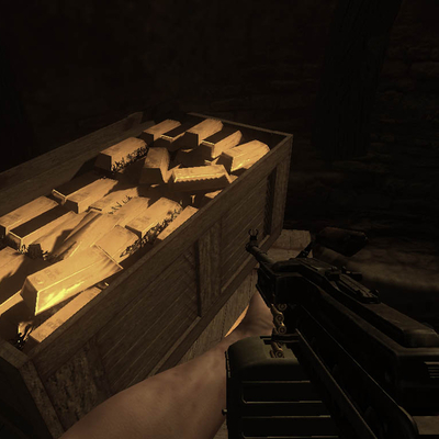 Огромный ящик с золотыми слитками в Африке Far Cry (1024x768px, 91.8Kb)