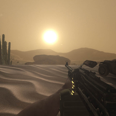 Песчаные дюны и палящее солнце Far Cry (1024x768px, 70.4Kb)