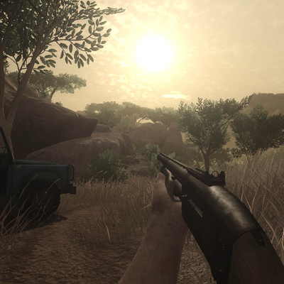 Красивый восход в Африке Far Cry (1024x768px, 130.1Kb)