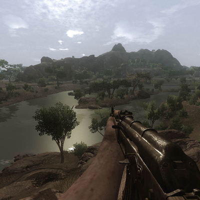 Река в африканской саванне Far Cry (1024x768px, 117.4Kb)